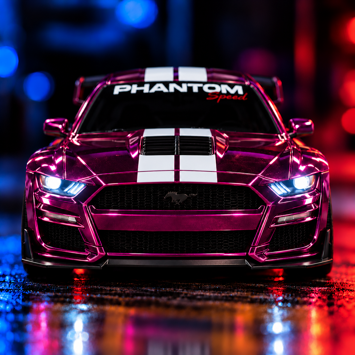 Ford Mustang 4WD RC Drift Car