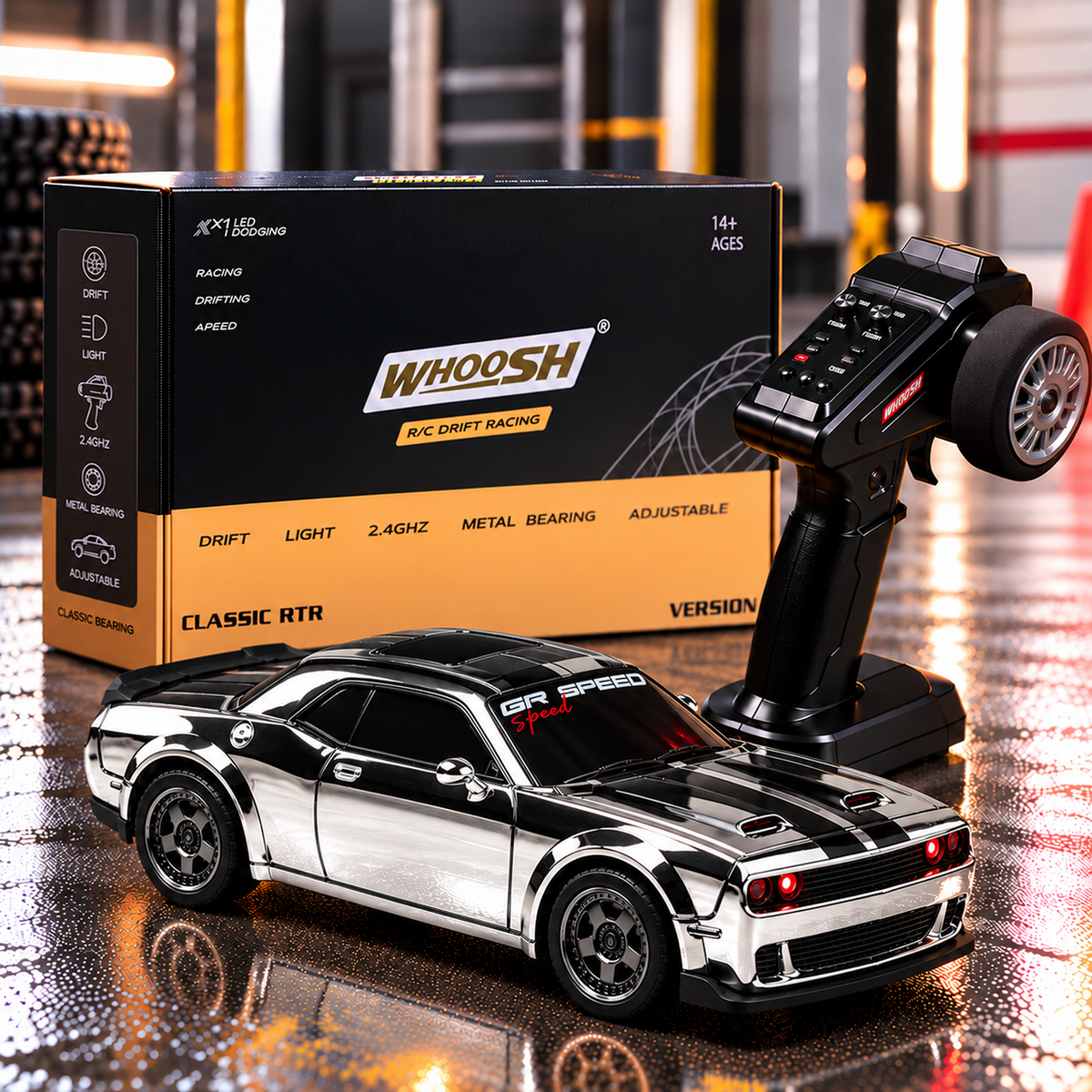 Dodge Challenger 4WD RC Drift Car