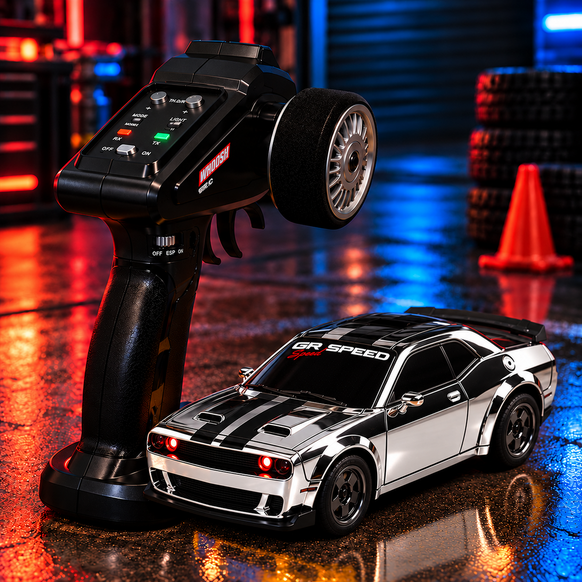 Dodge Challenger 4WD RC Drift Car