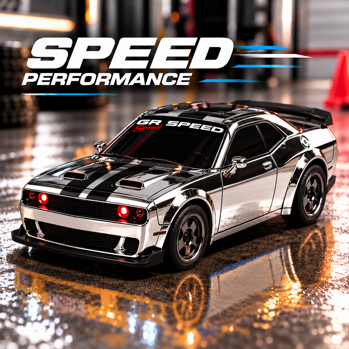 Dodge Challenger 4WD RC Drift Car