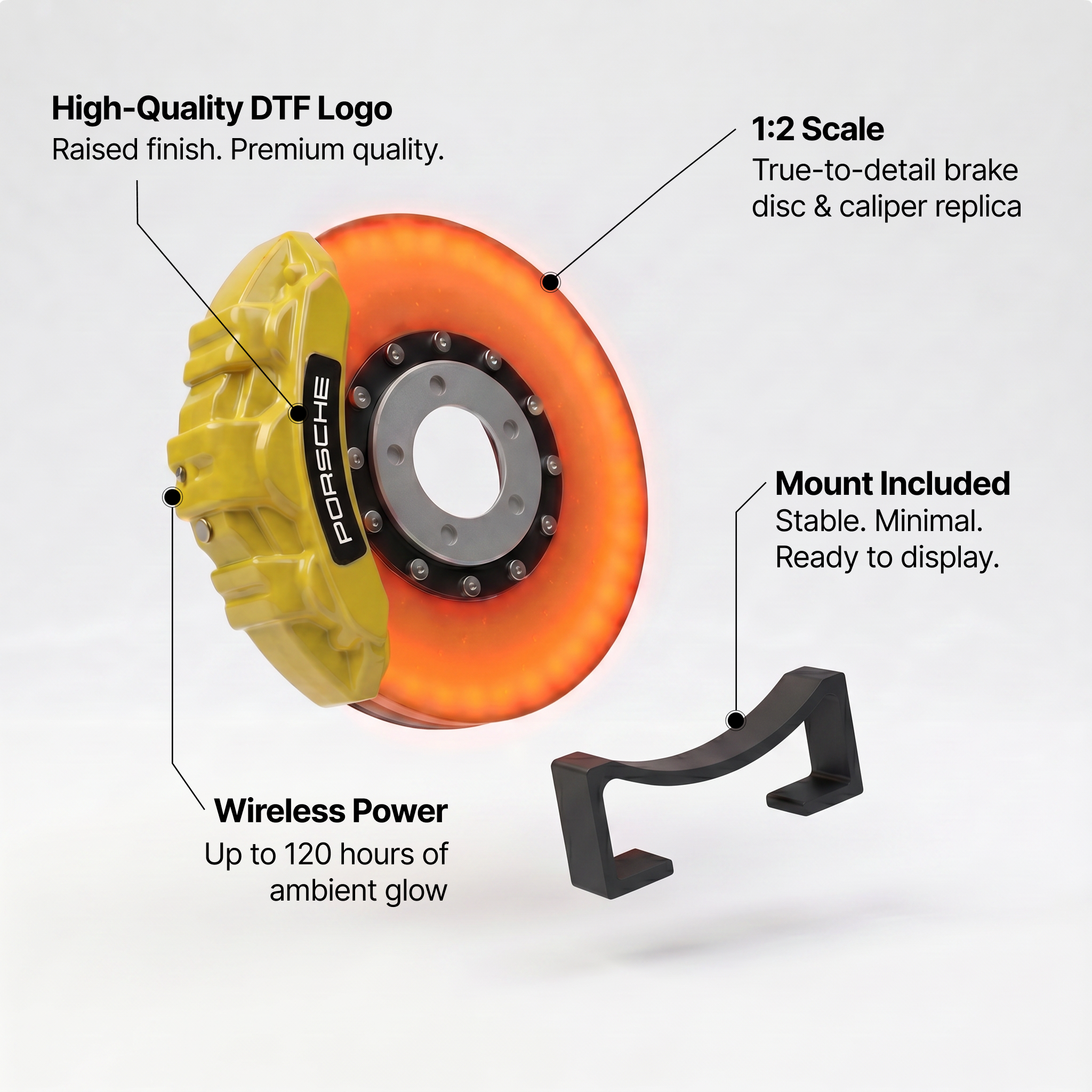 Brake Disc Lamp™ | Porsche Edition